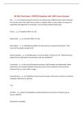 CM 4221 Final Exam &vert; UPDATED Questions with 100&percnt; Correct Answers