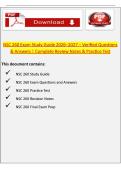 NSC 260 Exam Study Guide 2026&ndash;2027 &ndash; Verified Questions & Answers &vert; Complete Review Notes & Practice Test