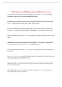 CMGT FINAL Exam &vert; UPDATED Questions with 100&percnt; Correct Answers