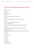 BIO 210 - FINAL 2026 latest update&sol;latest version