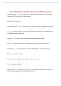 CNIT 176 Final Exam&excl;&excl;&excl; &vert; UPDATED Questions with 100&percnt; Correct Answers