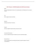 BUNDLE FOR CNIT 176 EXAMS  UPDATED Questions with COMPLETE Solutions