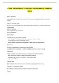 Chem 280 midterm Ques ons and answers &vert; updated  2026 