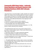 Community HESI Study Guide &vert; Authentic Exam Questions and Expert Answers with Detailed Solutions 2026&sol;2027 &lpar;Already Passed A&plus;&rpar;