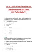 ATI PN MED SURG PROCTORED EXAM 2026 PRACTICE QUESTIONS AND 100&percnt; VERIFIED ANSWERS LATEST VERSION &lpar;PASS GUARANTEE&rpar;