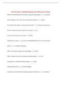 CNIT 315 Exam 1 &vert; UPDATED Questions with 100&percnt; Correct Answers