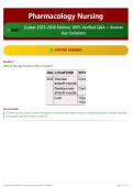 Pharmacology Nursing 860&plus; &lpar;Latest 2025-2026 Edition&rpar; 100&percnt; Verified Q&A &plus; Answer Key Solutions