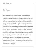 Qualified Medication Aide &lpar;QMA&rpar; ACTUAL EXAM QUESTIONS AND CORRECT DETAILED ANSWERS LATEST UPDATE THIS YEAR