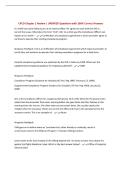 CPCO Chapter 1 Review &vert; UPDATED Questions with 100&percnt; Correct Answers