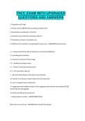 Trauma Nursing Core Course &lpar;TNCC&rpar; Exam &ndash; Updated Questions and Answers Comprehensive Practice Material