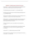 CPMSM Exam &vert; UPDATED Questions with 100&percnt; Correct Answers