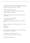 CSDI 2100 Final Exam Review &vert; UPDATED Questions with 100&percnt; Correct Answers