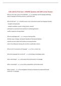 CSDI 2100 ECU Final Exam &vert; UPDATED Questions with 100&percnt; Correct Answers