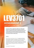 LEV3701 Assignment 2  2026 &vert; Due 9 April 2026 - Distinction Guaranteed