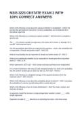 MSIS 3223 OKSTATE EXAM 2 WITH 100&percnt; CORRECT ANSWERS
