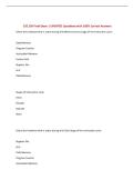 CSE 230 Final Exam &vert; UPDATED Questions with 100&percnt; Correct Answers