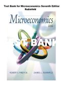 Test Bank&colon; Microeconomics &lpar;7th Edition&rpar; &ndash; Pindyck & Rubinfeld