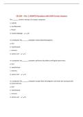 CSI 104 &ndash; FULL &vert; UPDATED Questions with 100&percnt; Correct Answers