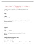 CSUF Exam 1 ISDS 351 Hoda Diba &vert; UPDATED Questions with 100&percnt; Correct Answers