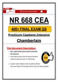 Chamberlain NR668 CEA Final Exam &lpar;2026&rpar; Practicum Capstone Q&A &lpar;PDF&rpar;