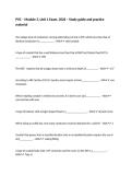 PVC &ndash; Module 3&comma; Unit 1 Exam&comma; 2026 &ndash; Study guide and practice material