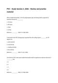 PVC &ndash; Study Session 3&comma; 2026 &ndash; Review and practice material