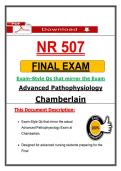 Chamberlain NR507 Final Exam &lpar;2026&rpar; Adv Pathophysiology Q&A &lpar;PDF&rpar;
