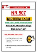Chamberlain NR507 Midterm Exam &lpar;2026&rpar; Adv Patho Questions & Answers &lpar;PDF&rpar;