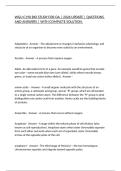 WGU C190 BIO STUDY FOR OA &vert; 2026 UPDATE &vert; QUESTIONS AND ANSWERS &vert; WITH COMPLETE SOLUTION&period;
