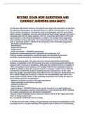 MCCQE1 EXAM NEW QUESTIONS AND CORRECT ANSWERS 2026-2027&excl;&excl;
