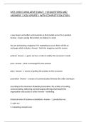 MCS 1000 CUMULATIVE EXAM &vert; 118 QUESTIONS AND ANSWERS &vert; 2026 UPDATE &vert; WITH COMPLETE SOLUTION &vert; UNIVERSITY OF GUELPH&period;