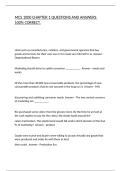 MCS 1000 CHAPTER 1 QUESTIONS AND ANSWERS 100&percnt; CORRECT&period;