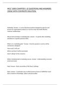 MCS&ast;1000 &lpar;CHAPTER 1-3&rpar; QUESTIONS AND ANSWERS &lpar;2026&rpar; WITH COMPLETE SOLUTION&period;