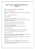 Math 110 Exam 1 &ndash; College Algebra&sol;Introductory Mathematics &ndash; Comprehensive Practice Questions and Exam Preparation Material