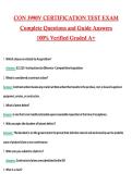 CON 3990V CERTIFICATION TEST EXAM 2026 PRACTICE QUESTIONS AND 100&percnt; VERIFIED ANSWERS LATEST VERSION &lpar;PASS GUARANTEE&rpar;