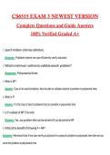 CS6515 EXAM 3 2026 PRACTICE QUESTIONS AND 100&percnt; VERIFIED ANSWERS LATEST VERSION &lpar;PASS GUARANTEE&rpar;