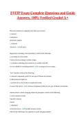 EVITP Exam Actual 2026 &sol; 2027 Questions with Verified Answers Grade A&plus; Guarantee