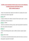 EVITP Load calculation Feeders and services Level 4 Module 1 Actual 2026 &sol; 2027 Questions with Verified Answers Grade A&plus; Guarantee