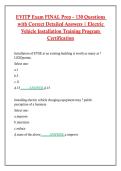 EVITP Exam FINAL Prep &ndash; 130 Questions with Correct Detailed Answers &vert; &lpar;Latest 2026&sol;2027&rpar; Electric Vehicle Installation Training Program Certification