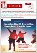 TEST BANK For Edelman and Kudzma's Canadian Health Promotion Throughout the Life Span&comma; 1st Edition by Dames&comma; Luctkar-Flude & Tyerman&comma; Verified Chapters 1 - 25&comma; Complete Newest Version