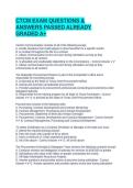 CTCM EXAM QUESTIONS & ANSWERS PASSED ALREADY GRADED A&plus;