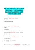 NR 341 - Exam 2 - CAS Review QUESTIONS AND VERIFIED CORRECT ANSWERS LATEST 2026- 2027 100- GUARANTEED PASS&period;