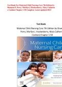 Test bank for Maternal Child Nursing Care 7th Edition by s&period;e perry&comma;m&period;j hockenberry&vert;ISBN 9780323776714&vert;All chapters included 1-49&vert;latest