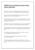 CBSPD Tech Certification Exam Study Guide 2025&sol;2026&colon; Complete Review and Practice