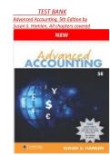 Test Bank & Solutions For Advanced Accounting&comma; 5th Edition Hamlen &lpar;All Chapters included&rpar;