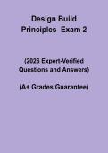 Design Build Principles Exam 2 2026 &vert; Study & Practice Guide