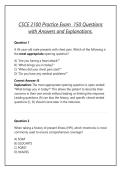 CSCE 2100 Practice Exam  150 Questions with Answers and Explanations