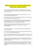 EFD Recert with all Correct & 100&percnt; Verified Answers &vert;Latest Version &vert;Already Graded A&plus;