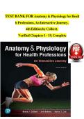 &ast;Test Bank for Anatomy & Physiology for Health Professions&comma; 4th Edition Colbert &vert; All Chapters 1-19 &vert; Complete & Verified&ast;