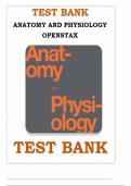 Anatomy and Physiology 2nd Edition &lpar;OpenStax&rpar; &ndash; Comprehensive Test Bank Practice Questions and Answers